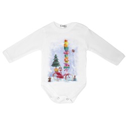 Carra Sweet Christmas бебешко боди